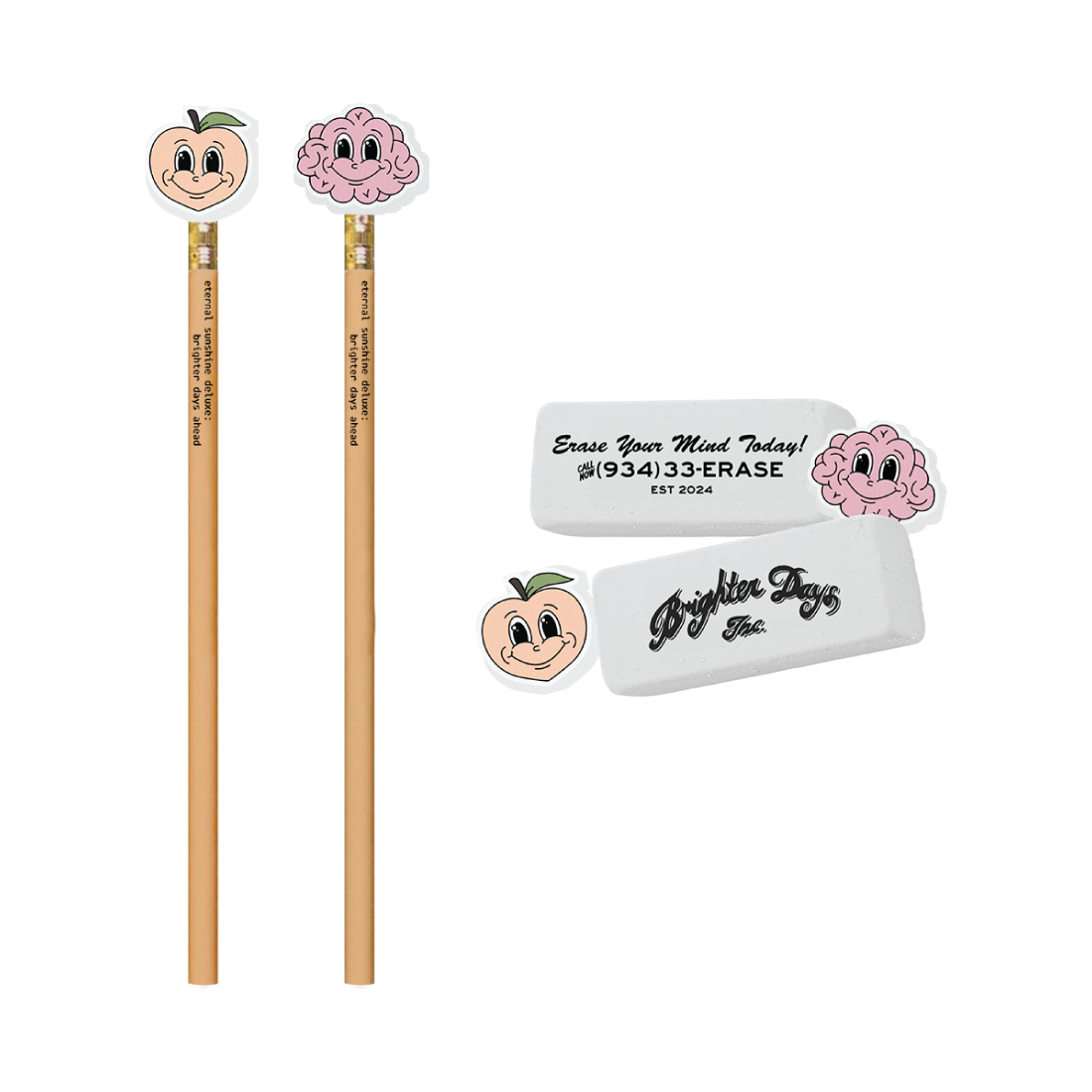 Ariana Grande Brighter Days Pencil and Eraser Set Schreibwaren 404102