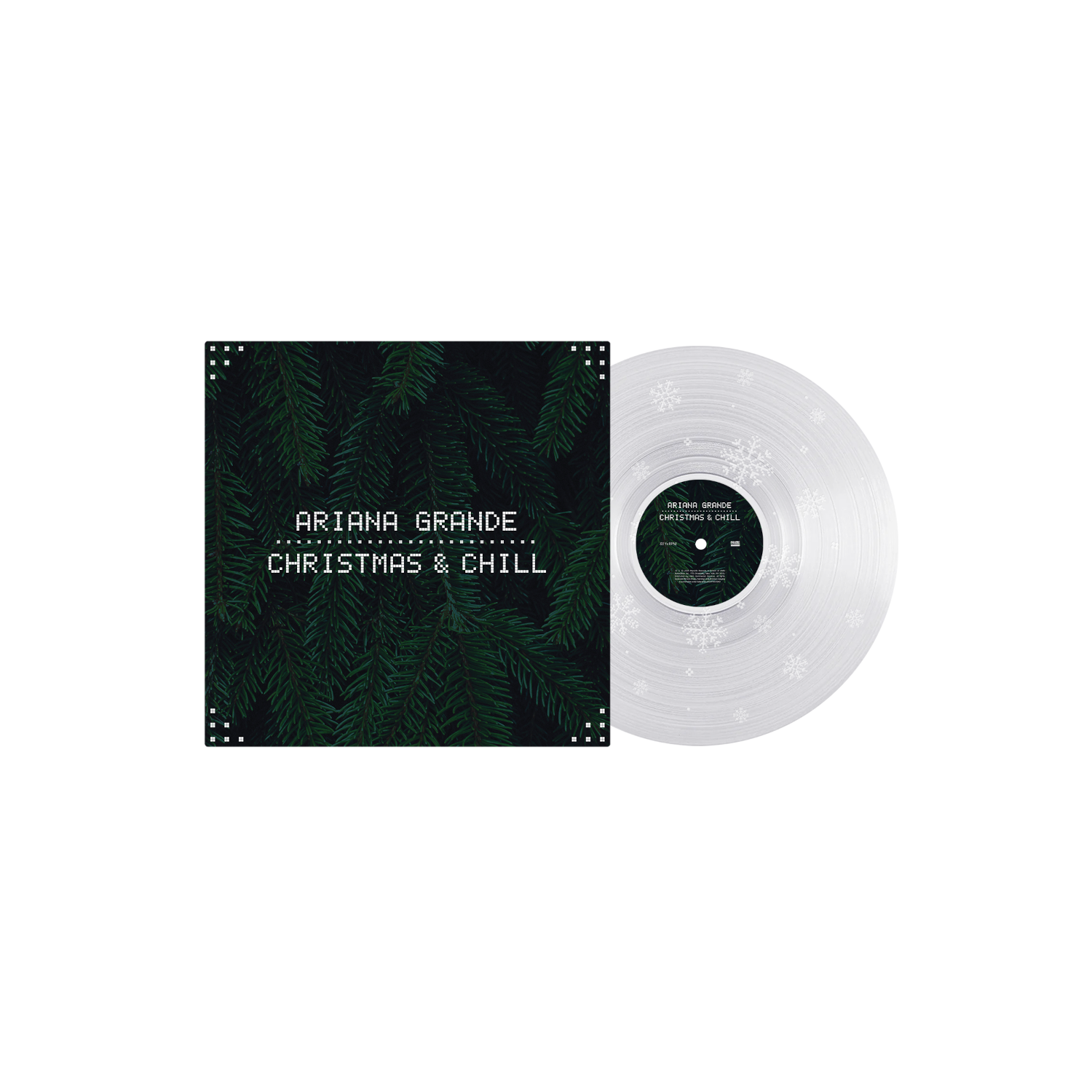 christmas & chill 10th anniversary edition lp (clear w/ snowflake