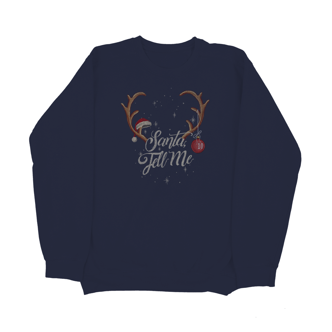 santa tell me tenth anniversary crewneck Ariana Grande