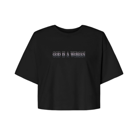 god is a woman by Ariana Grande - cropped t-shirt - shop now at Ariana Grande store