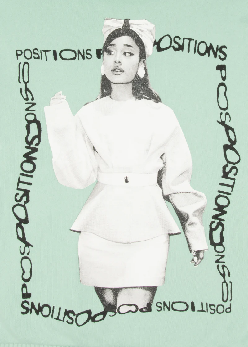 Ariana Grande POSITIONS MINT HOODIE Hoodies 425524