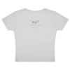 Ariana Grande ag7 cropped white T-Shirt 347268
