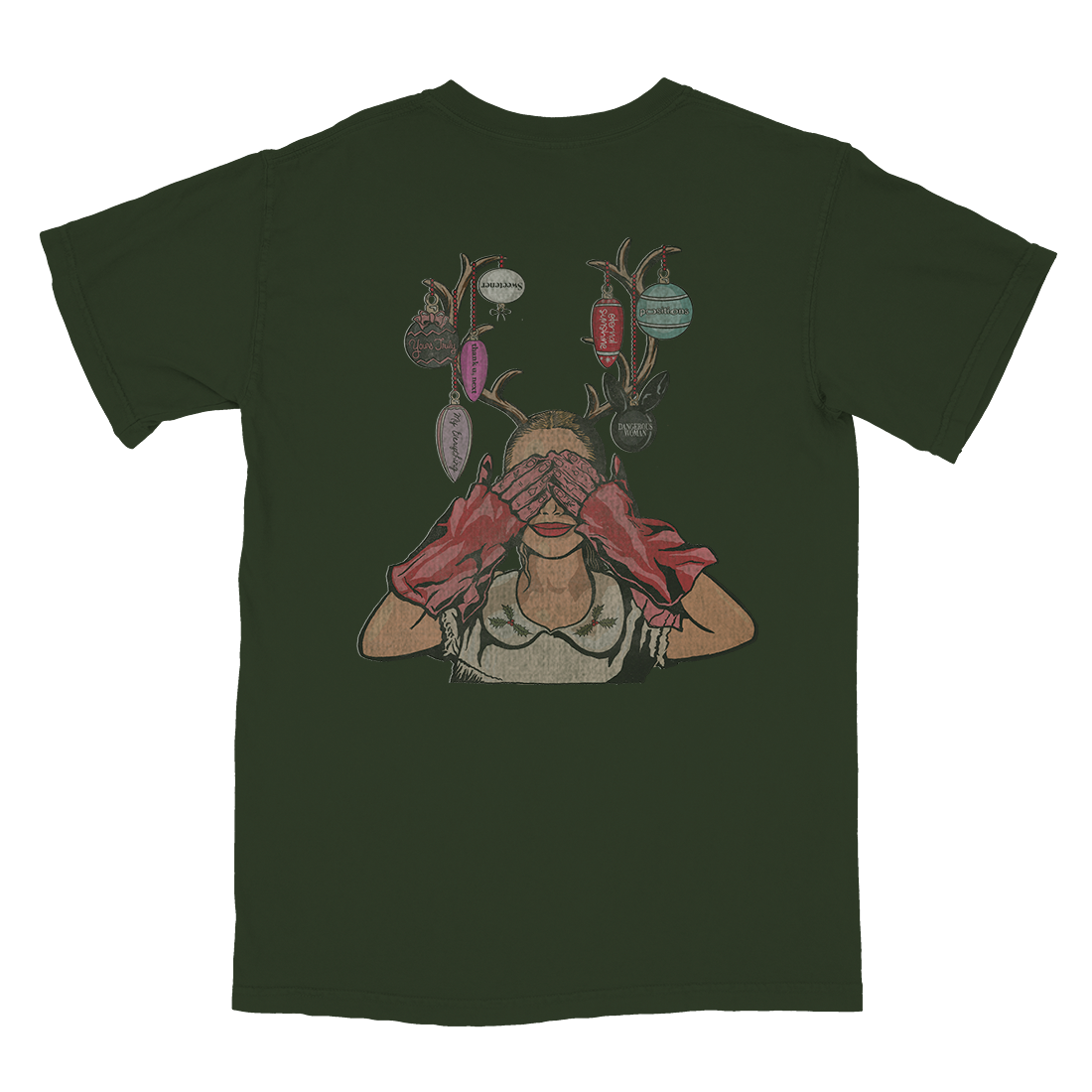 Ariana Grande antler ornament t-shirt T-Shirt 386032