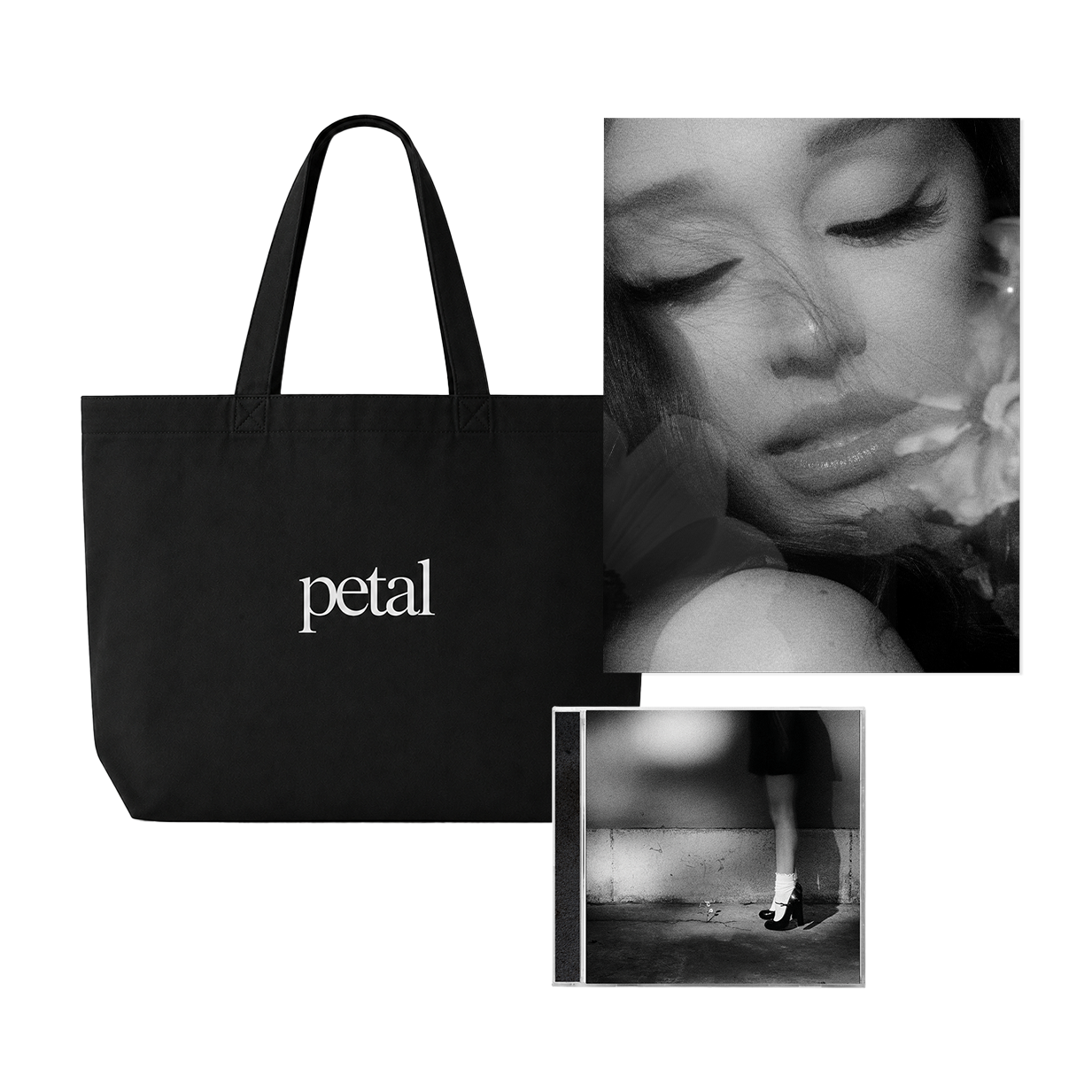 Ariana Grande petal (ltd. exclusive lenticular cover cd + germany exclusive poster + totebag) CD-Bundle 454371